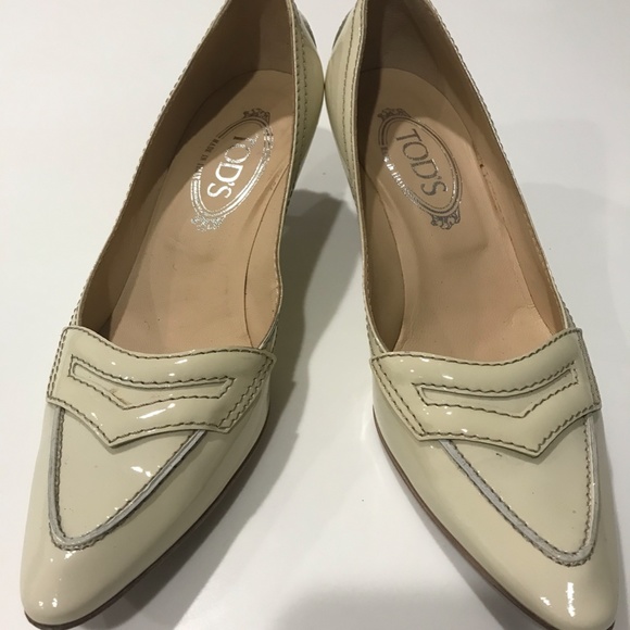 Tod's Shoes - Tod's Cream Pumps